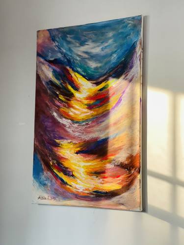 Original Abstract Expressionism Abstract Paintings by Alishba Imran