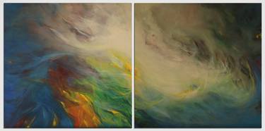 Original Abstract Expressionism Abstract Paintings by SARA Aref