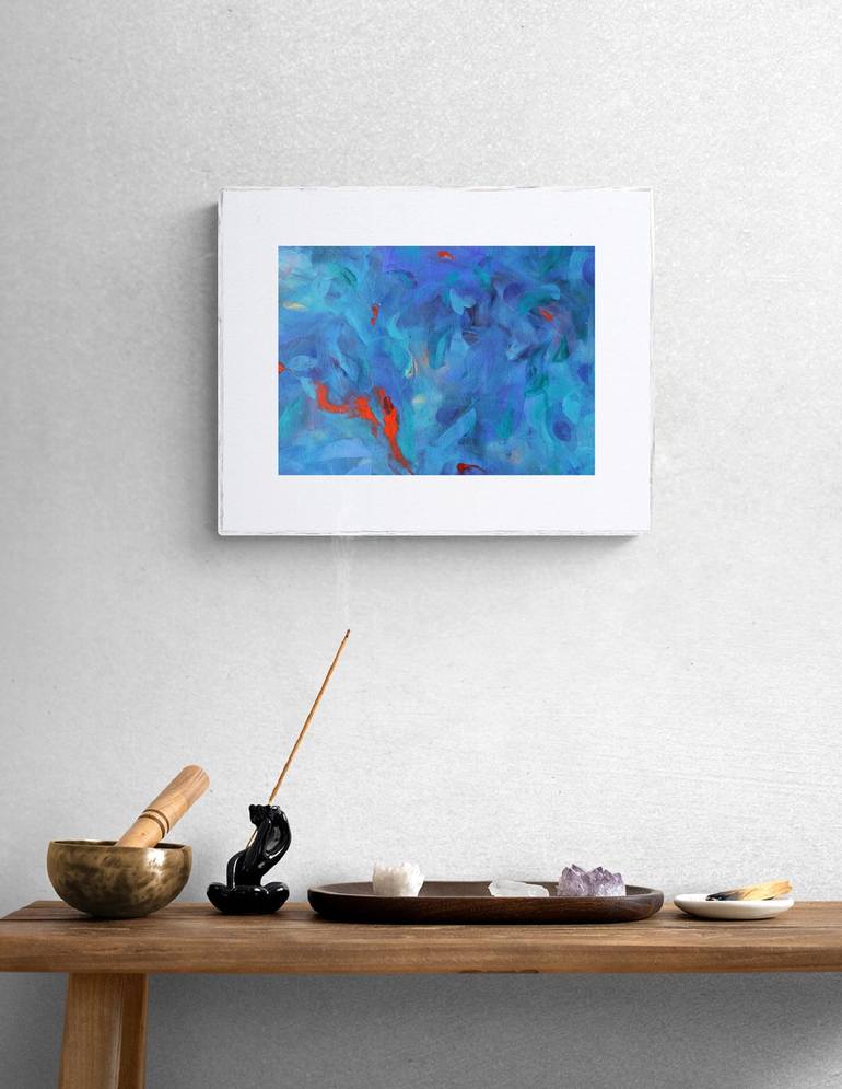 Original Fine Art Abstract Painting by SARA Aref