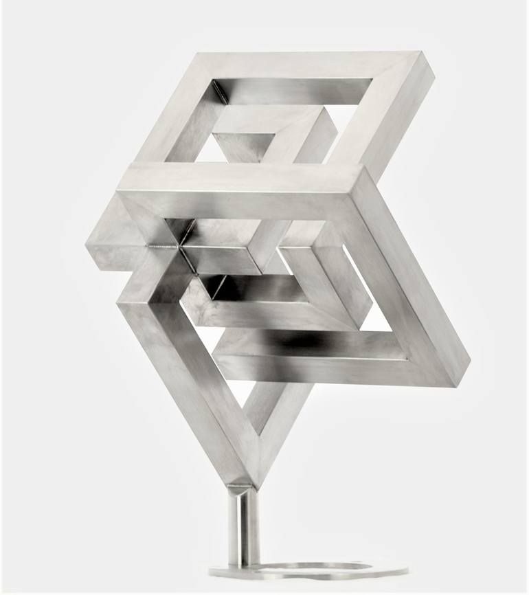 Original Fine Art Geometric Sculpture by W A Stanggaßinger
