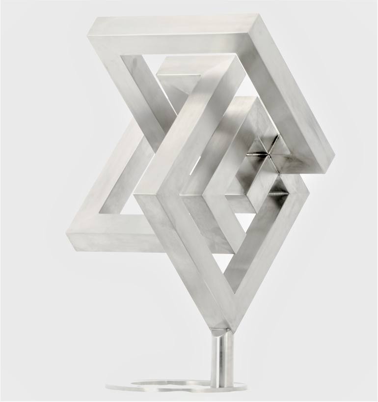 Original Minimalism Geometric Sculpture by W A Stanggaßinger