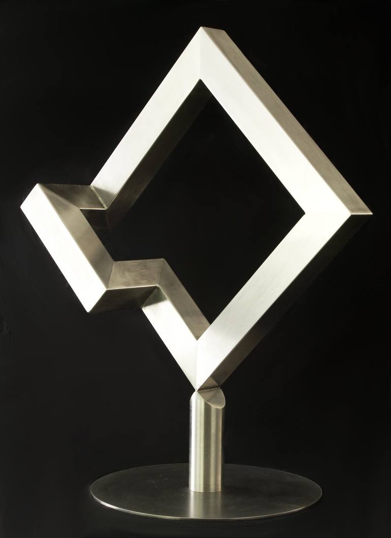 Original Abstract Expressionism Geometric Sculpture by W A Stanggaßinger