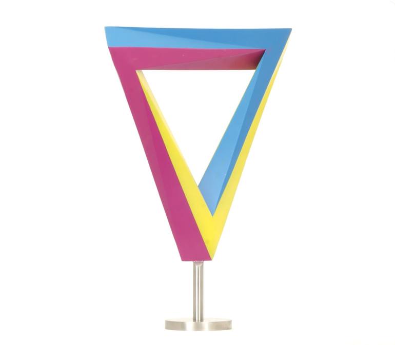 Original Minimalism Geometric Sculpture by W A Stanggaßinger