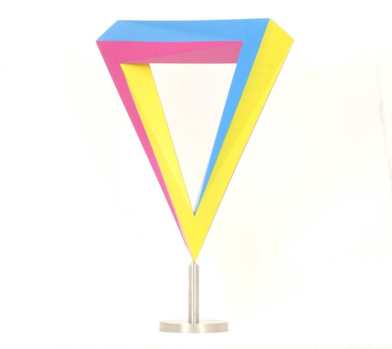 Original Minimalism Geometric Sculpture by W A Stanggaßinger