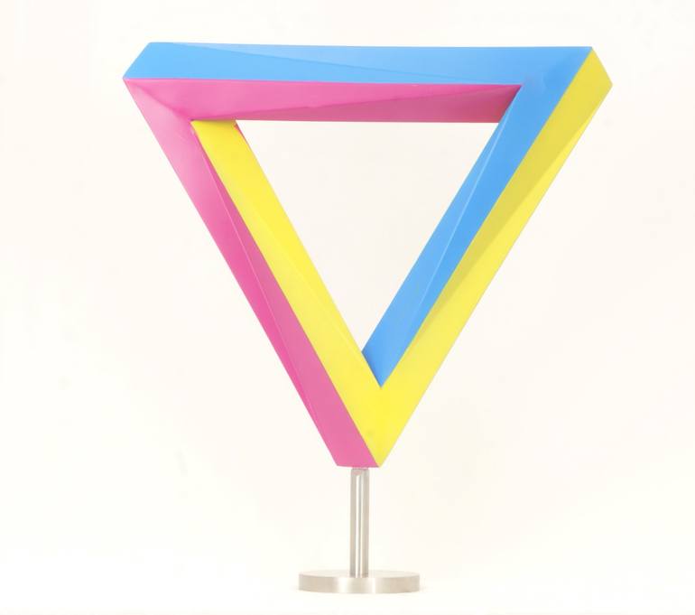 Original Minimalism Geometric Sculpture by W A Stanggaßinger