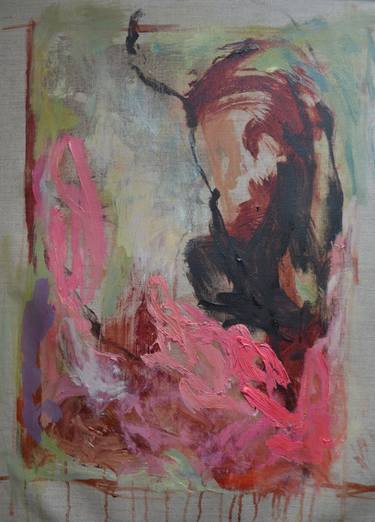 Original Abstract Expressionism Abstract Paintings by Josefina Varela Guevara