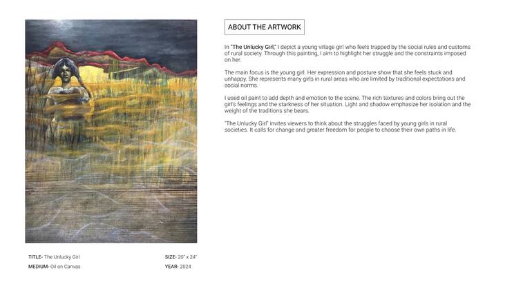 Original Conceptual Abstract Painting by Bikram Bardhan