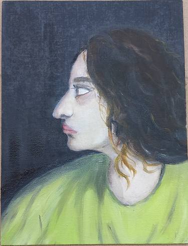 Original Portraiture Portrait Painting by Yanina Bryzhata