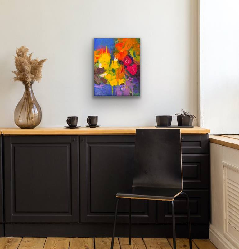 Original Abstract Painting by Edward Rosenfeld