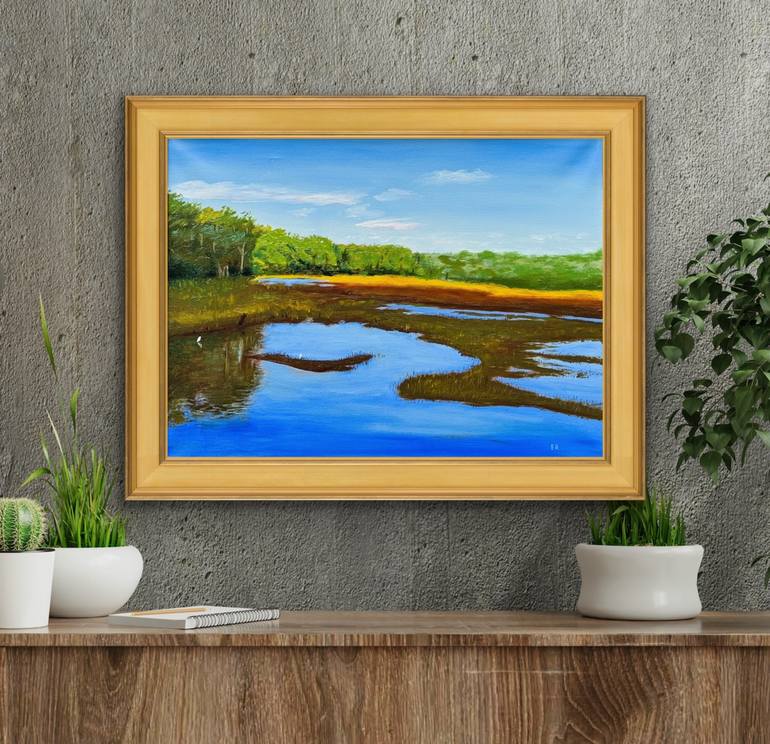 Original Contemporary Landscape Painting by Edward Rosenfeld