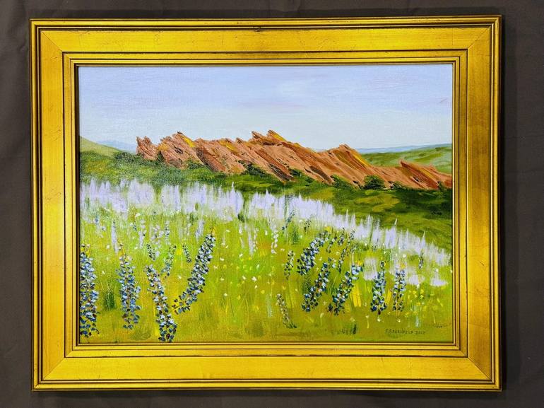 Original Contemporary Landscape Painting by Edward Rosenfeld