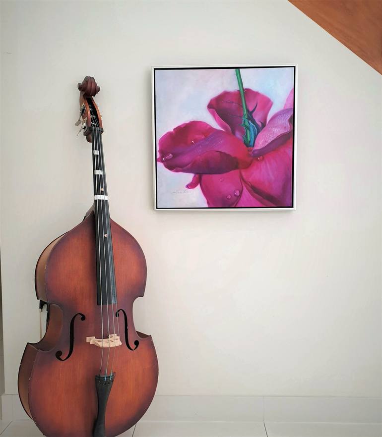 Original Fine Art Floral Painting by Elena Valerie