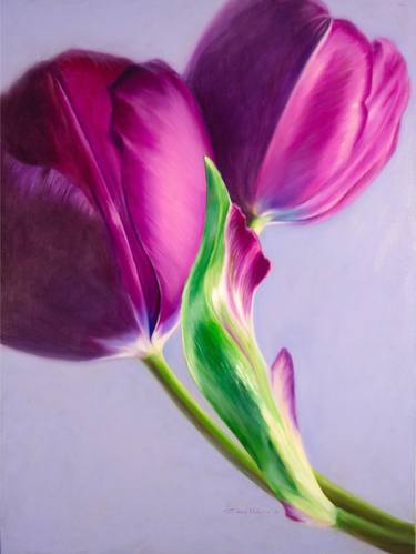 Original Realism Floral Paintings by Elena Valerie