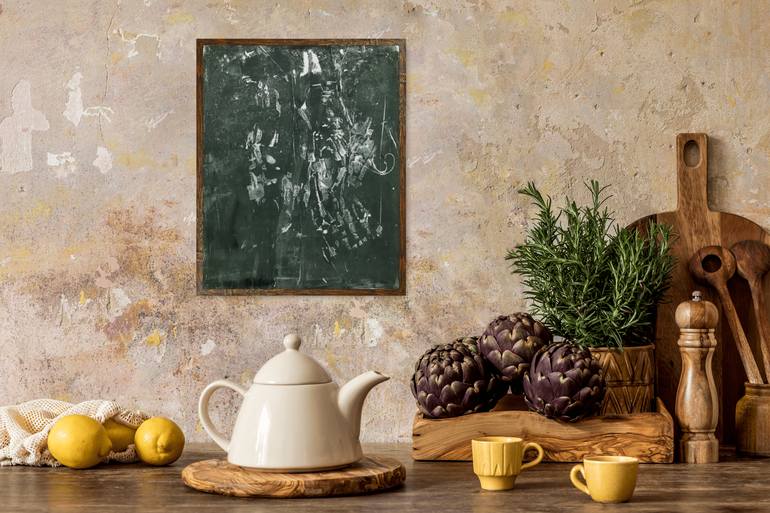 Original Abstract Expressionism Abstract Painting by Utsuk S