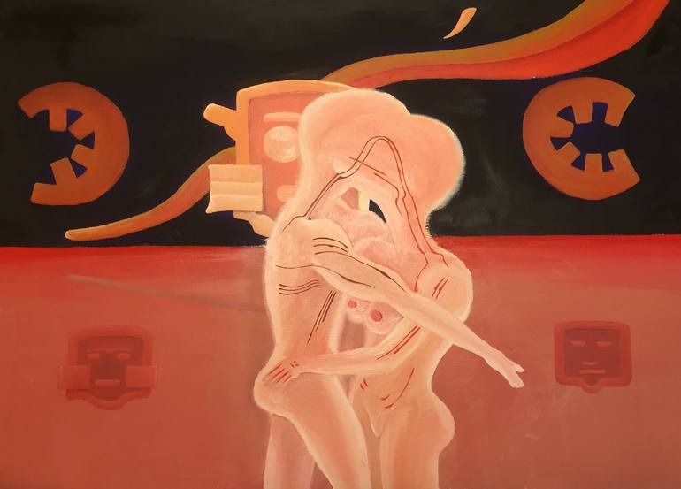 Print of Modern Nude Painting by Vlad Jermo