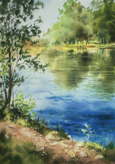 Original Realism Nature Paintings by Elzbieta Gribova