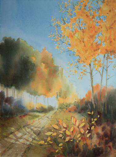 Original Nature Paintings by Elzbieta Gribova