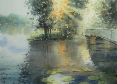 Original Landscape Paintings by Elzbieta Gribova
