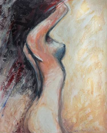 Print of Nude Paintings by Elzbieta Gribova