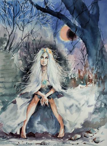 Print of Figurative Fantasy Paintings by Elzbieta Gribova