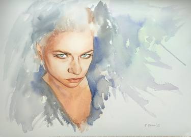 Print of Portrait Paintings by Elzbieta Gribova