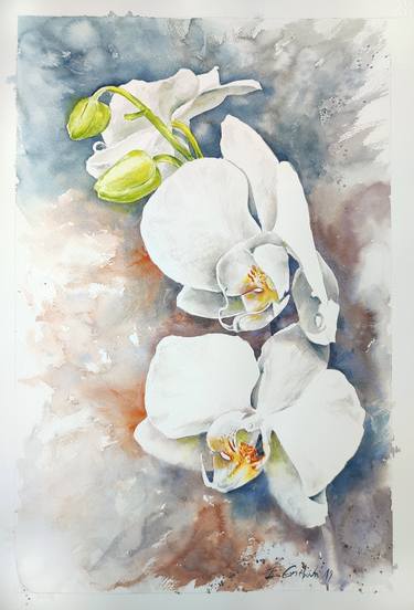 Original Realism Floral Paintings by Elzbieta Gribova