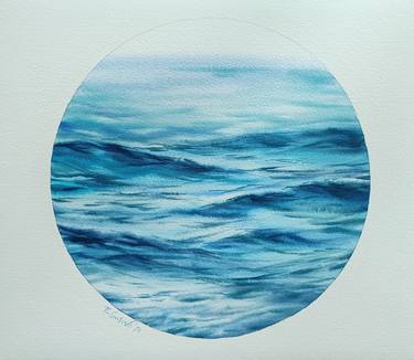 Print of Fine Art Seascape Paintings by Elzbieta Gribova