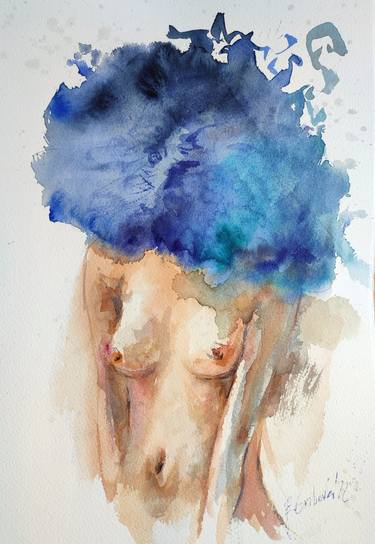 Original Erotic Paintings by Elzbieta Gribova