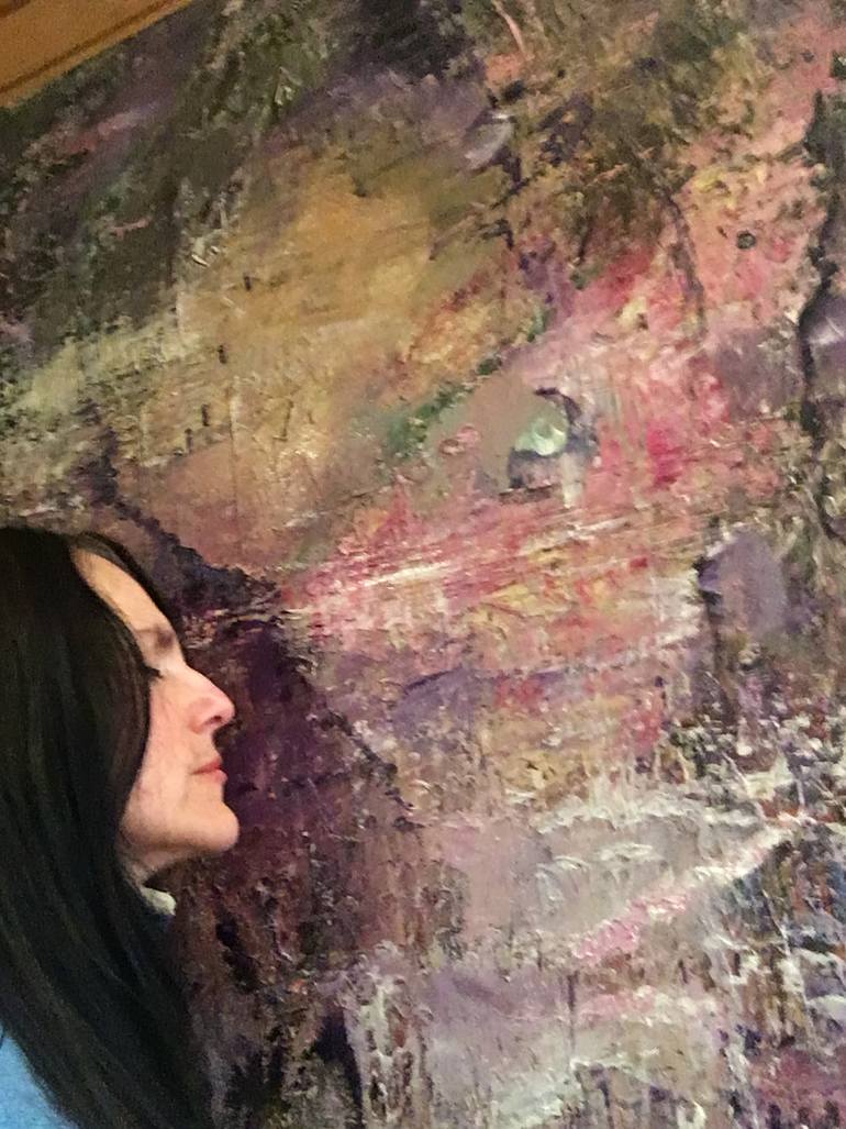 Original Abstract Love Painting by Marzena Bukowska
