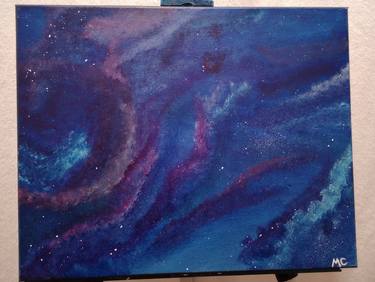 Original Conceptual Outer Space Paintings by Michelle Cofflin