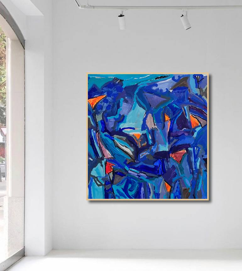 Original Abstract Expressionism Abstract Painting by Per Anders