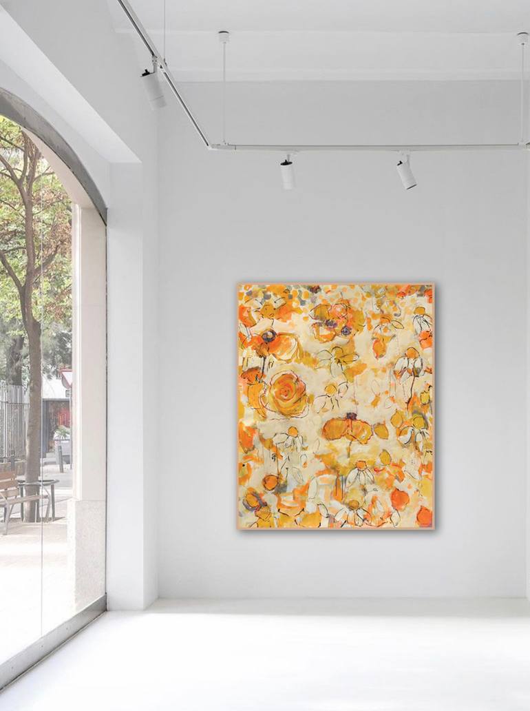 Original Abstract Expressionism Nature Painting by Per Anders