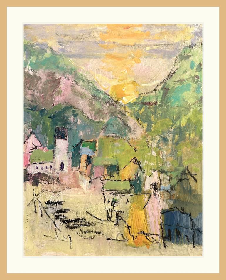 Original Impressionism Landscape Painting by Per Anders