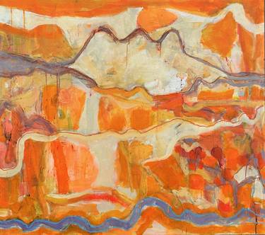 Original Abstract Expressionism Landscape Paintings by Per Anders