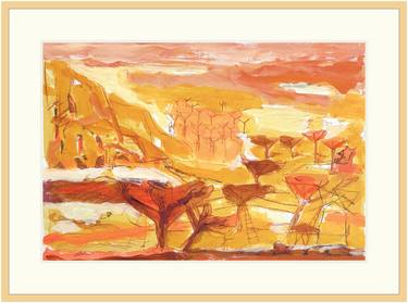 Original Abstract Expressionism Landscape Paintings by Per Anders