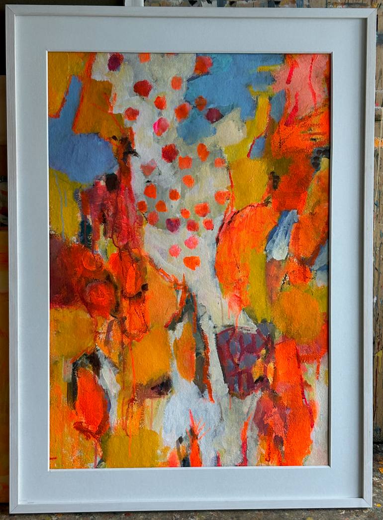 Original Abstract Expressionism Abstract Painting by Per Anders