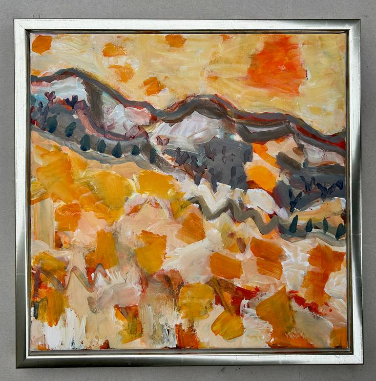 Original Abstract Expressionism Landscape Painting by Per Anders