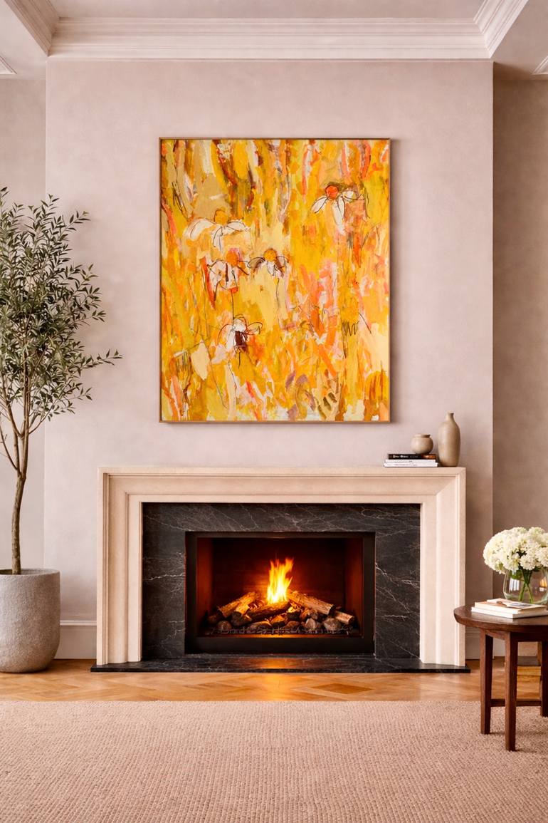 Original Abstract Expressionism Nature Painting by Per Anders