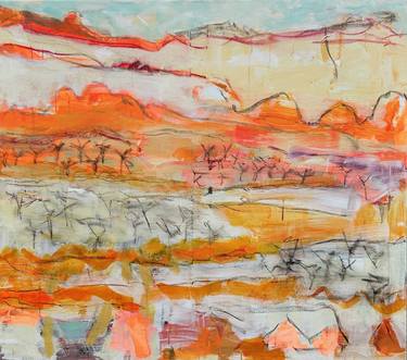 Original Abstract Landscape Painting by Per Anders