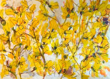 Original Abstract Expressionism Nature Paintings by Per Anders