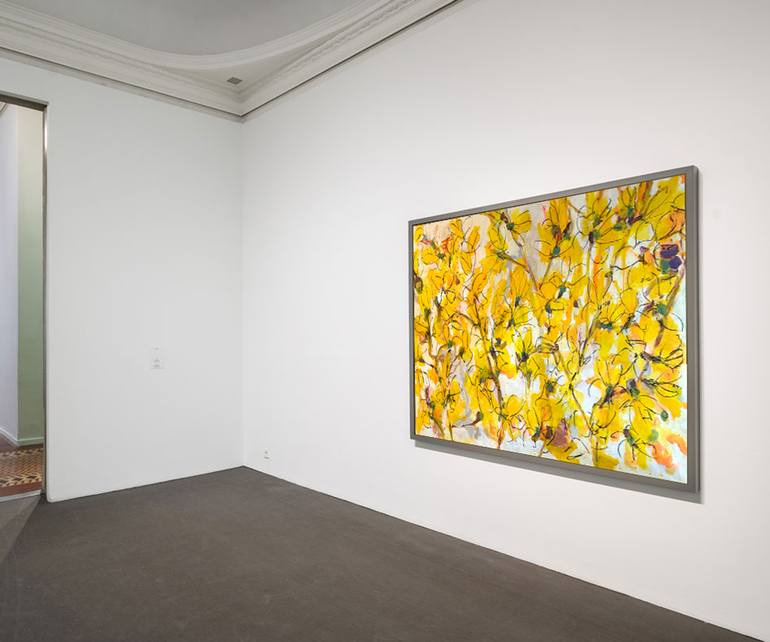 Original Abstract Expressionism Nature Painting by Per Anders