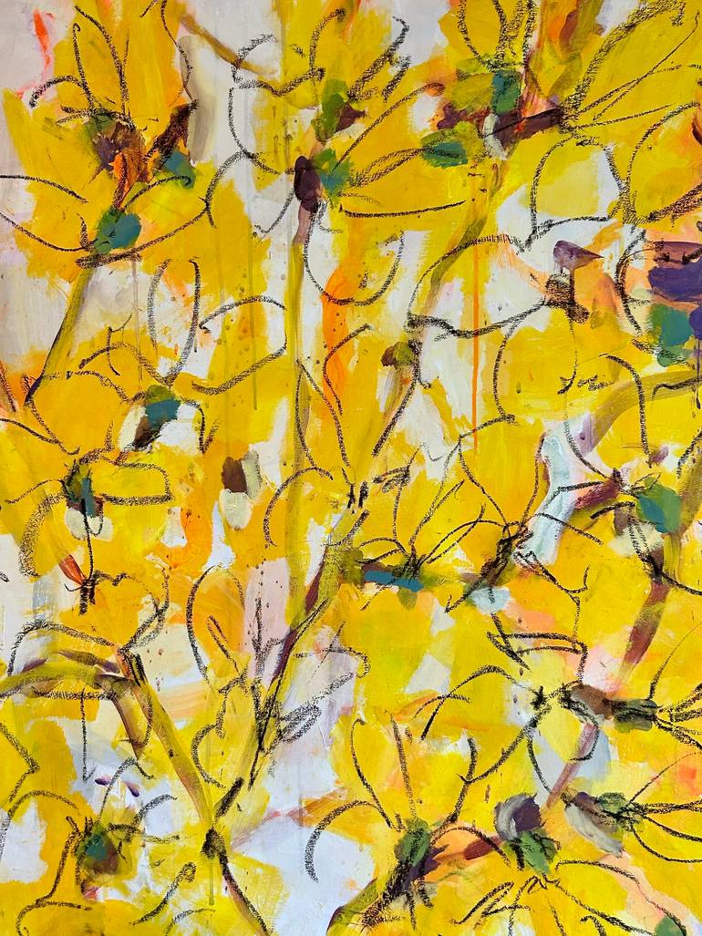 Original Abstract Expressionism Nature Painting by Per Anders