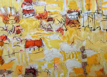 Print of Abstract Expressionism Landscape Paintings by Per Anders