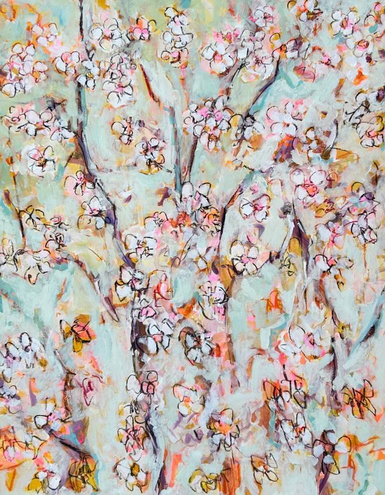 Original Abstract Expressionism Abstract Painting by Per Anders