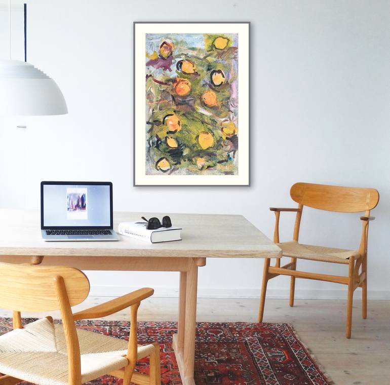 Original Abstract Expressionism Still Life Painting by Per Anders