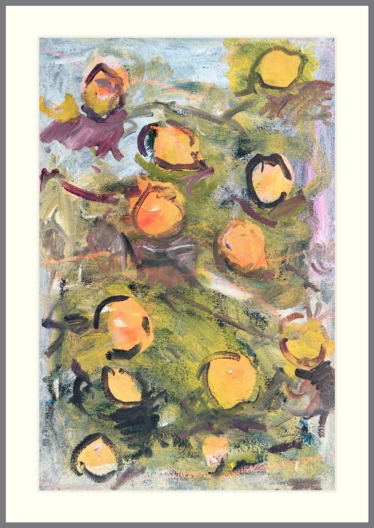 Original Abstract Expressionism Still Life Painting by Per Anders