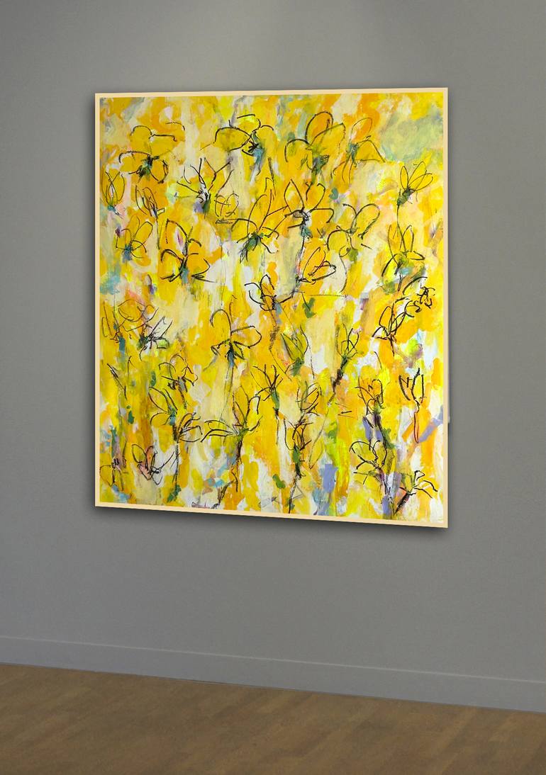 Original Abstract Expressionism Nature Painting by Per Anders