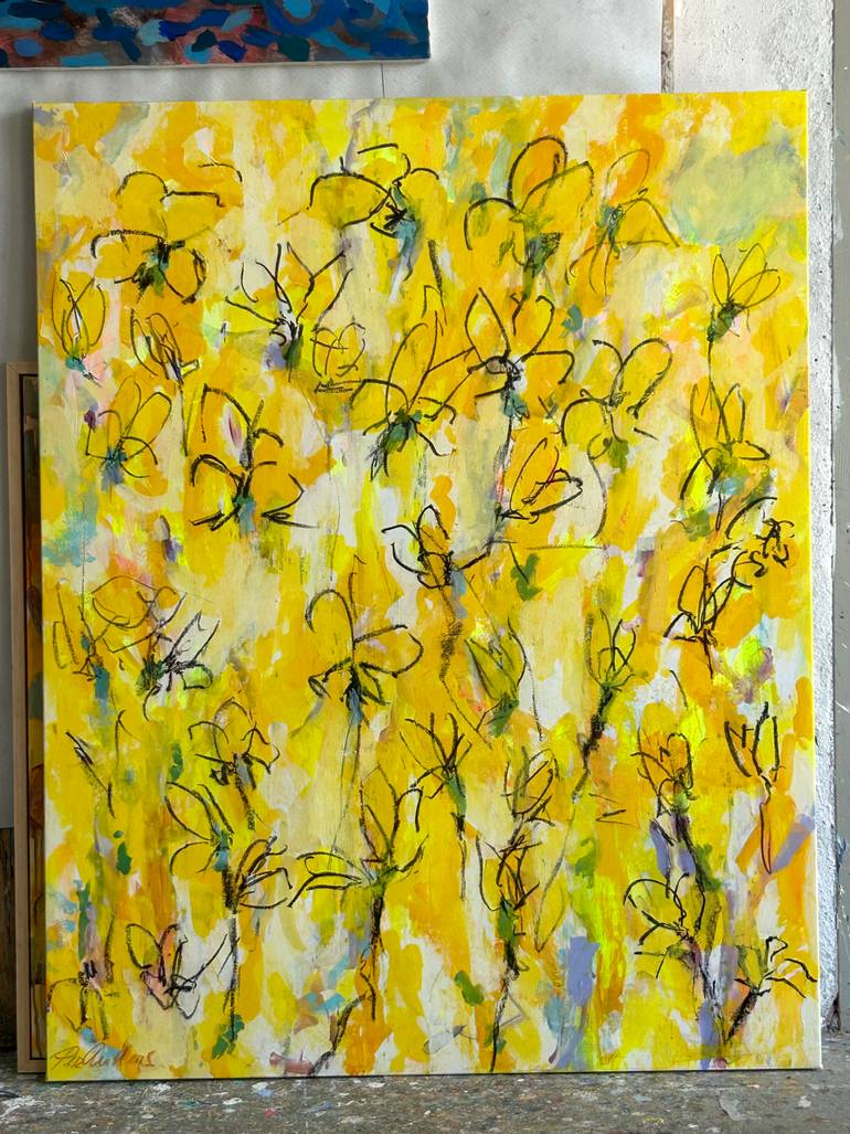 Original Abstract Expressionism Nature Painting by Per Anders