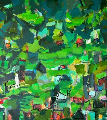 Original Abstract Expressionism Landscape Paintings by Per Anders