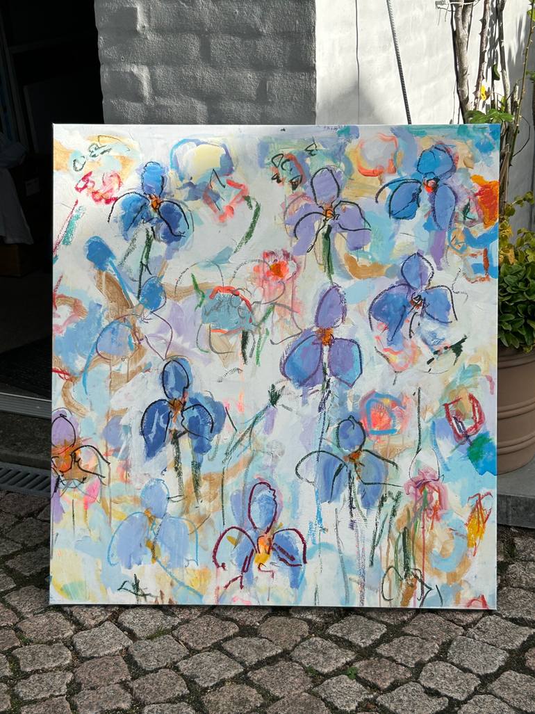 Original Abstract Expressionism Nature Painting by Per Anders